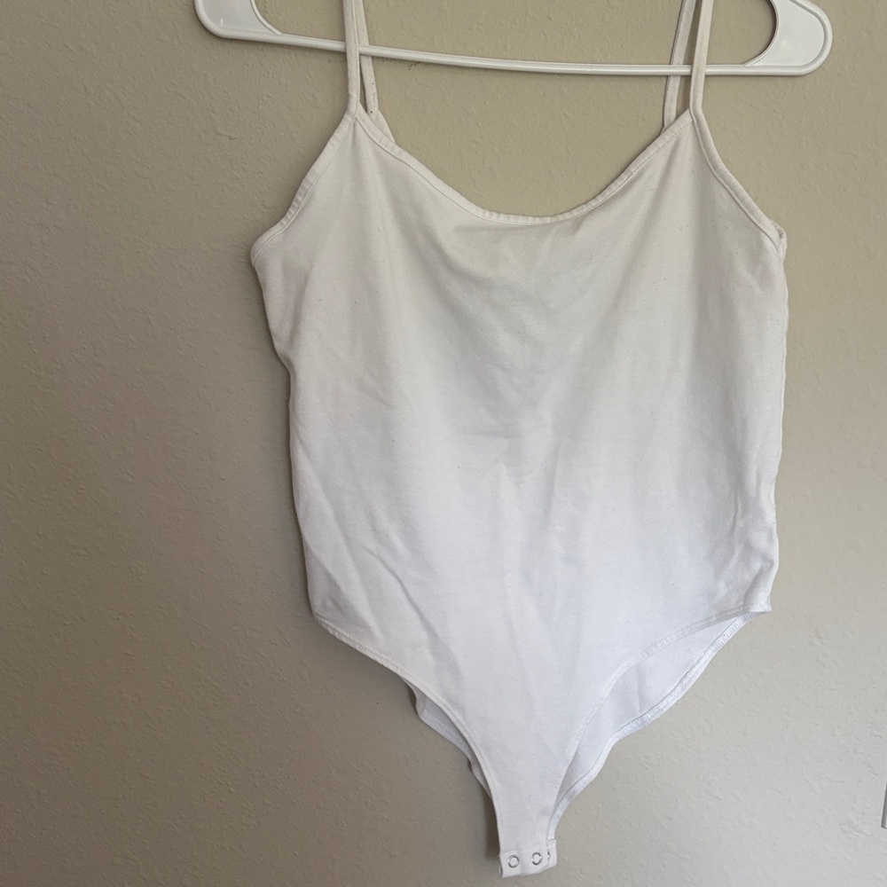 Forever 21 Classic White Bodysuit
